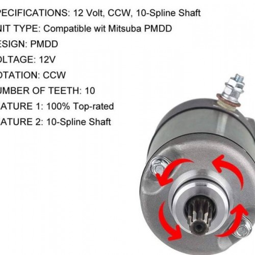 HC4-023 31200-HC4-033 SM13213 128000-4400Starter for honda 300 Fourtrax Trx300 Trx300fw Trx300ex 250es 1987-2000 for 31200-