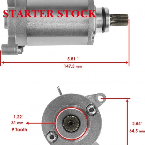 GN 125 1982 -1997 028000-8712 31100-05501New Motorcycle Starter Motor for Suzuki DRpicture3