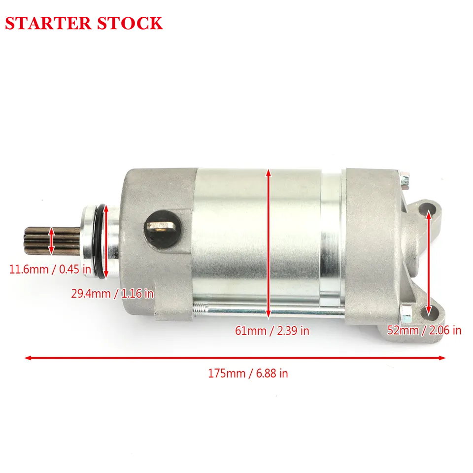 FJR1300 a 1298cc 2001-20175JW-81890-00 1MC-81890-00 9-Spline Starter Motor Engine Starting for Yamaha