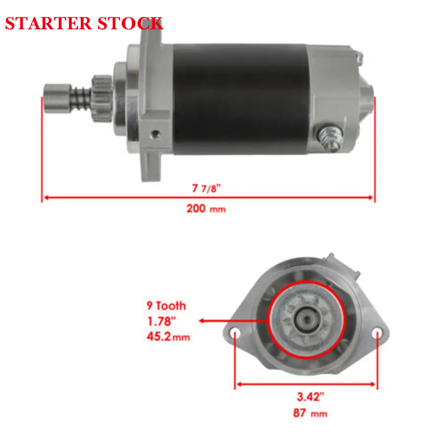 50-853805T03 Suzuki 31100-94400 Nissan Tohatsu 3C8-76010-1Starter Motor for Johnson Evinrude Omc 5040786 Mercury Mariner