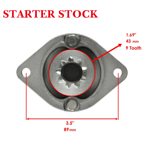 5698340-M030SM, SMH12A104, 410-21064, SAB0105Snow Blower Starter Motor for Polaris 2410748 4170006 0645-184 5698340 AM52455,picture3