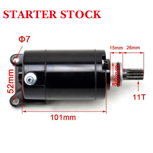 KAYO T4 Engine Starting Motor Electric Motorcycle Parts169FMM TTR250RB for Zongshen CQR250picture2