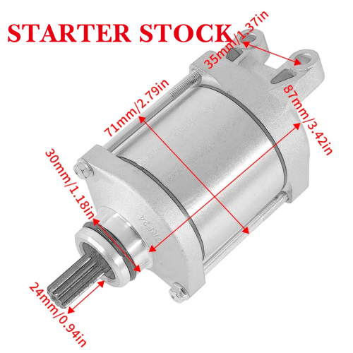 21163-0033 KFX450R KSF450 2008-201426-1110-01 26-1110 19032 SMU0460 Motorcycle Starter Motor for Kawasakipicture3