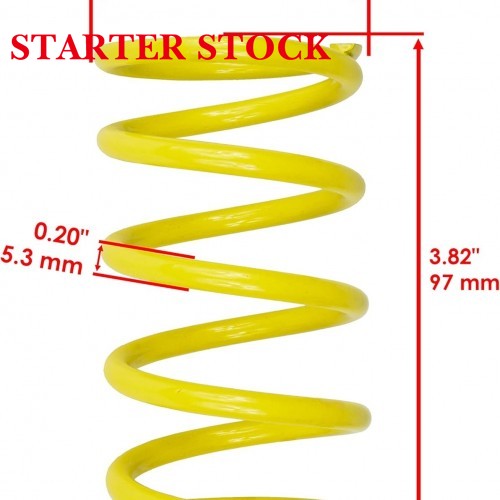 Starterstock Primary Drive Clutch Yellow Spring Compatible with Arctic Cat XF6000-XF1100 Turbo 2012-2017 (Cross Country/Crosstour) 0646-229picture2