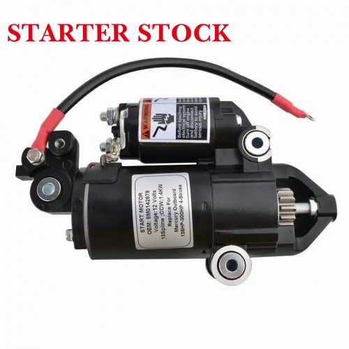 8M0074530 8M0099252 8M0187292 8M0079328 8M0079330STARTER MOTOR for Mercury V6 V8 175-200-250-300HP OUTBOARD 8M0142679picture3