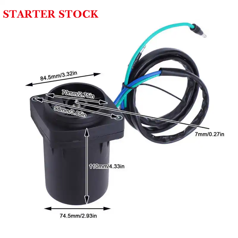 4 Stroke 65-150HP Boat Engine Parts8M0089940 8M0142591 Tilt Trim Motor for Mercury Mariner Outboard Engine