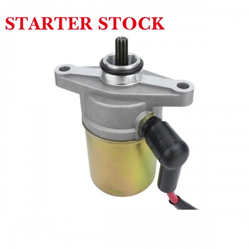 Go Karts TAOTAO SUNL ROKETA TANK BAJA10 Teeth Starter Motor for GY6 49cc 50cc Scooter 139QMB Moped ATVpicture2