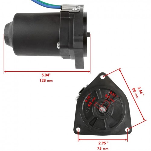 F150JB 2016-2018 63P-43880-01-00 63P-43880-10-00 63P-43880-11-00 430TRM0111 Tilt Trim Motor for Yamaha F150JA 2013-2015, -22162