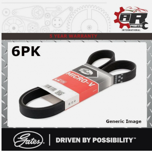 GATES 6pk 1745 6pk1745 Micro V Ribbed Fan - Auxiliary - Alternator -DriveBelt