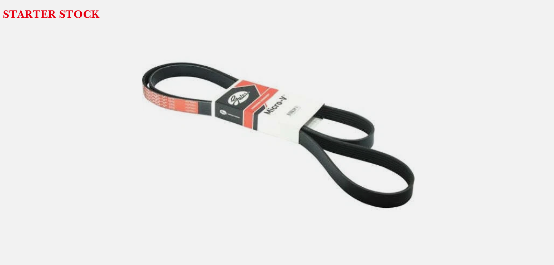 Gates Ribbed Belt 6pk2720 Fits Holden Calais VS 3.8 V6