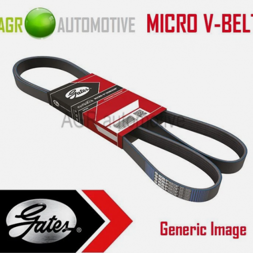 Cinturón micro-v de GATES con múltiples nervaduras, calidad original, reemplazo para el modelo 7DPK1560