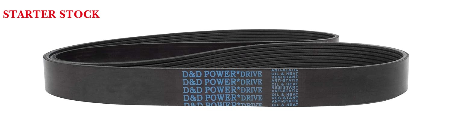 D&D PowerDrive 6PK2320 Metric Standard Replacement Belt, 92.25" Length, 0.86" Width