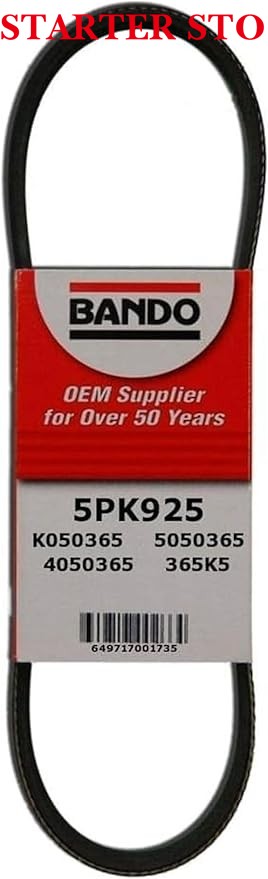 Bando USA 5PK925 OEM Quality Serpentine Belt