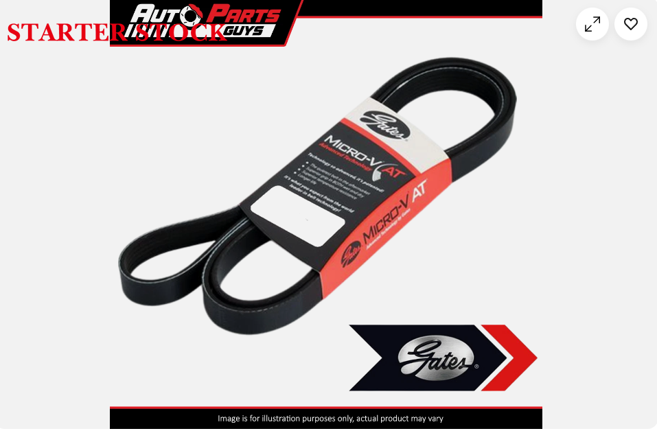 Gates Multi V Ribbed Serpentine Drive Belt 7PK1260