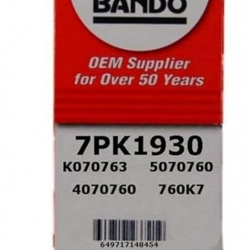 Cinta serpenteada Bando USA 7PK1930, de calidad original OEM