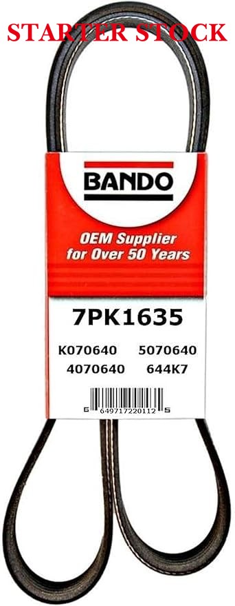 Bando USA 7PK1635 OEM Quality Serpentine Belt Brand: Bando USA