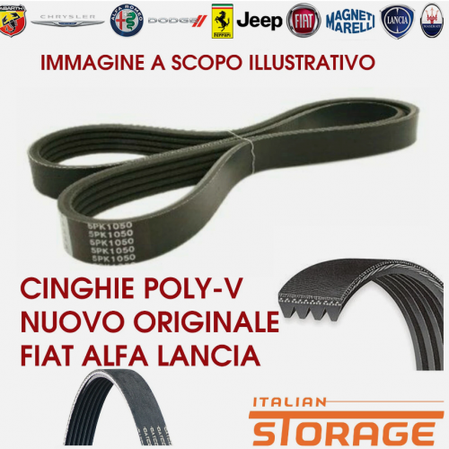 Fiat Alfa Lancia Micro Poly-V Services Belt New Original 6PK805 71746481