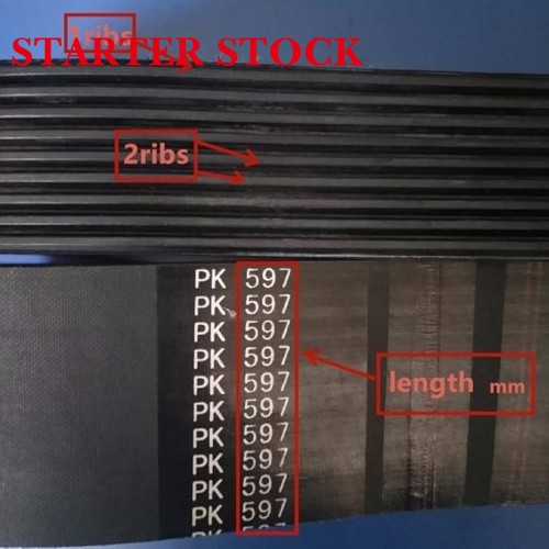 Geeyu 6PK1495 8PK1495 7PK1495 10PK1495 Pk Rubber Belt Vehicle Industrial Agriculture Belt (Size : 12ribs)picture2