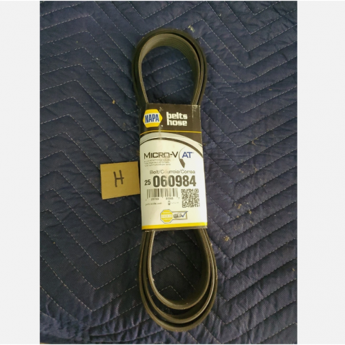 Cinta serpenteada EPDM 6PK2500, modelos K060984, 060984 y 25060984