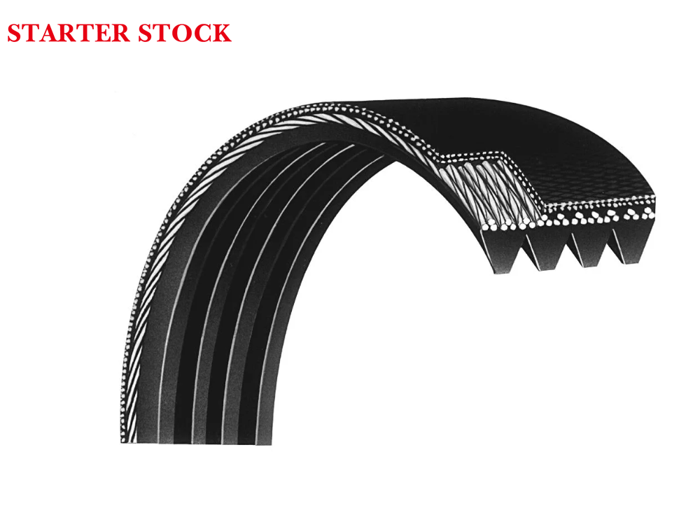 Bando Rib Ace 5PK1760 Automotive Serpentine V-Ribbed Belt, PK Section, 0.7 in W Top, 1760 mm L Outside, 0.175 in THK, Rubber