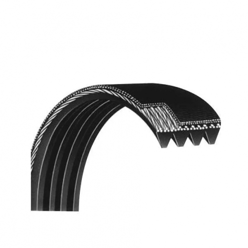 Cinta serpenteada automotriz Bando Rib Ace 5PK875, con nervaduras en forma de V, sección tipo PK; anchura superior de 0,7 pulgadas, longitud exterior de 875 mm, espesor de 0,175 pulgadas; material: caucho