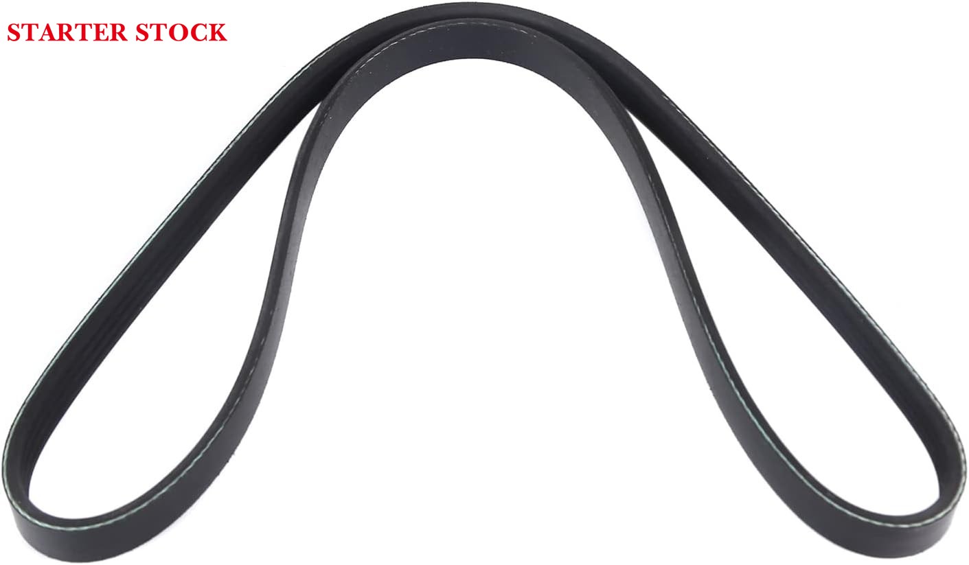MOCA EPDM 4PK900 Serpentine Belt Compatible with 01-05 Sebring & 95-00 for Dodge Stratus 2.0L & 97-04 for Mitsubishi Diamante 3.5L & 87 for Honda Accord #4PK900