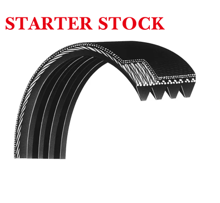 Bando Rib Ace 4PK570 Automotive Serpentine V-Ribbed Belt, PK Section, 0.56 in W Top, 570 mm L Outside, 0.175 in THK, Rubber