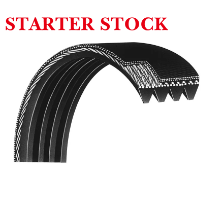 Bando Rib Ace 4PK560 Automotive Serpentine V-Ribbed Belt, PK Section, 0.56 in W Top, 560 mm L Outside, 0.175 in THK, Rubber