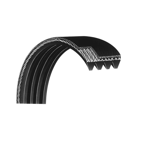Bando Rib Ace 4PK560 Automotive Serpentine V-Ribbed Belt, PK Section, 0.56 in W Top, 560 mm L Outside, 0.175 in THK, Rubber