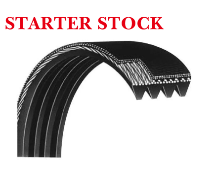 Bando Rib Ace 4PK1165 Automotive Serpentine V-Ribbed Belt, PK Section, 0.56 in W Top, 1165 mm L Outside, 0.175 in THK, Rubber