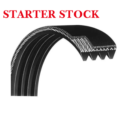 Bando Rib Ace 4PK615 Automotive Serpentine V-Ribbed Belt, PK Section, 0.56 in W Top, 615 mm L Outside, 0.175 in THK, Rubber