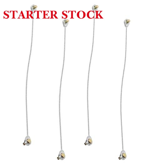 4PK 746-0968 Deck Lift Cable Replacement for CUB Cadet MTD 946-0968 Rotary 12410 Craftsman Troy-Bilt Ryobi Yard Machines Yard-Man Lawn Mower Tractor