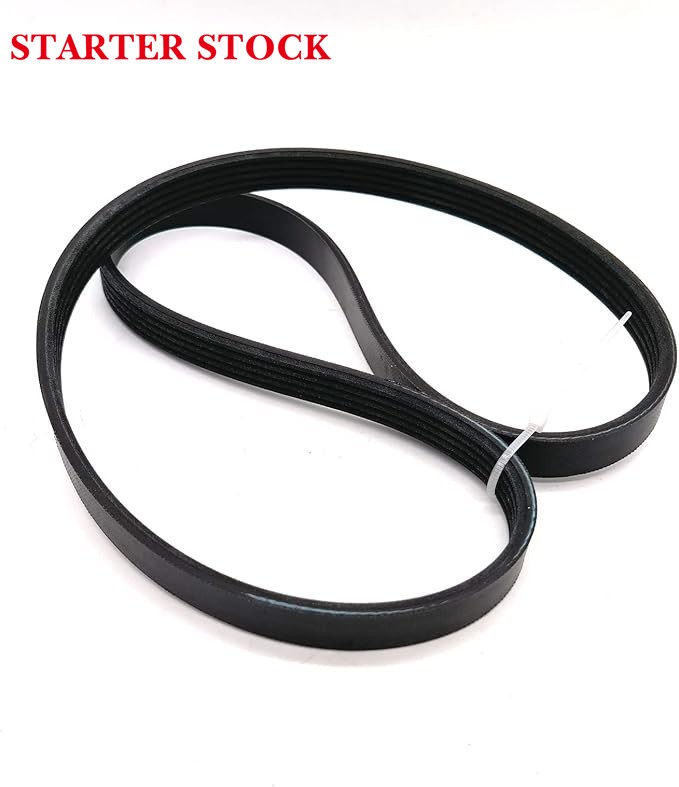 Black Strap 9PK1850 8PK1850 7PK1850 6PK1850 Generator Air Conditioning Fan Belt Rubber Transmission Belt Conveyor Belts (Size : 4ribs)
