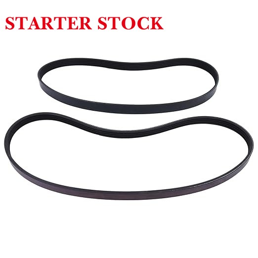 4PK895 5PK880 Drive Belt Kit Compatible with Subaru 1998-2007 Forester 2.5L 73323-AC000 80921-8270 2002-2007 Impreza 2.5L 1996-2004 Legacy 2.2L 2.5L