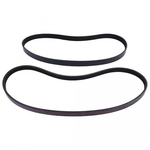 4PK895 5PK880 Drive Belt Kit Compatible with Subaru 1998-2007 Forester 2.5L 73323-AC000 80921-8270 2002-2007 Impreza 2.5L 1996-2004 Legacy 2.2L 2.5L