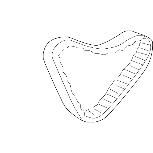 1998-2002 Honda - Belt Balancer Timing (70RU16 Gb-333) (Gates) - Honda (13405-PAA-A03) Genuine OEM Honda Parts & Accessories - 13405paaa03