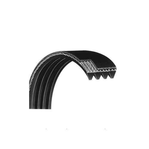 Cinta serpenteada automotriz Bando Rib Ace 7PK1781, con nervaduras en forma de V; sección de tipo PK, con una anchura superior de 0,98 pulgadas, una longitud exterior de 1781 mm y un espesor de 0,175 pulgadas; material: caucho