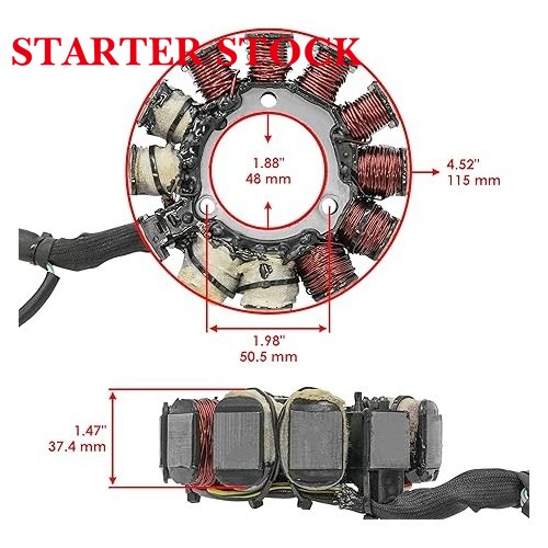 Stator 3006-403 for Arctic Cat Zr 800 Zr800 2002-2003 / Zr 900 Zr900 2004 2005 2006 Magnetopicture6