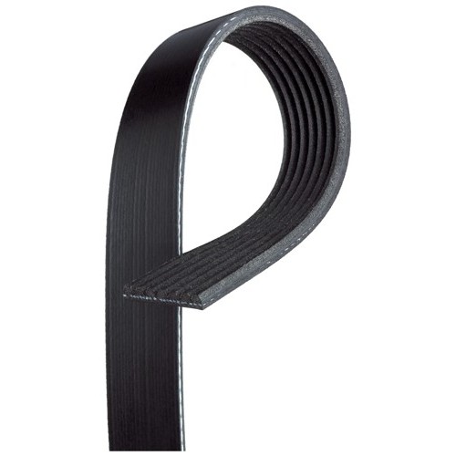 Correa de transmisión multi-vuelta para 7 nervaduras, modelo Gates 7PK1140. Número de pieza: Gates 7PK1140