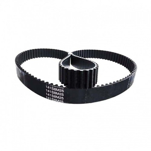 Cinta dentada de transmisión para automóviles, medida 141s8m25, con forma dentada y características de cinta síncrona