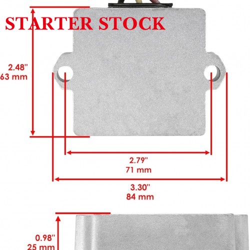 Starterstock Regulator Rectifier 4010794 for Polaris 600 Classic 2002-2006picture6