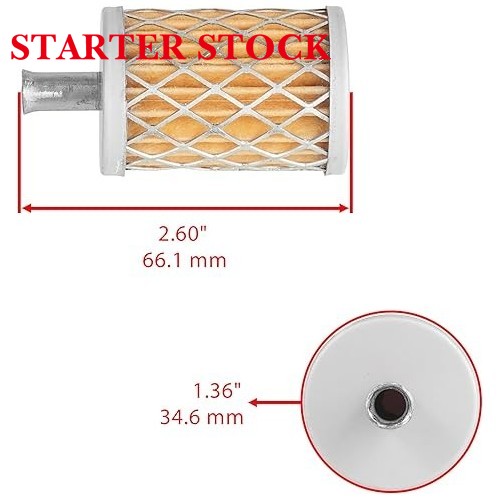 Starterstock Gas Fuel Filter In-Tank Compatible with Yamaha Snowmobile 8H5-24560-00-00picture2