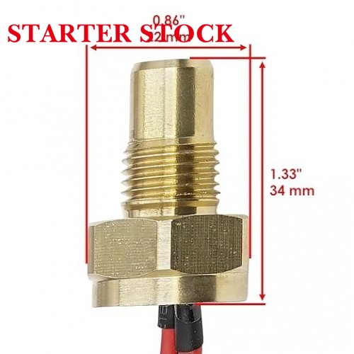 Starterstock Fan Heat Thermal Sensor Switch for Arctic Cat 500 4X4 TRV TBX Auto 2003-2008picture2
