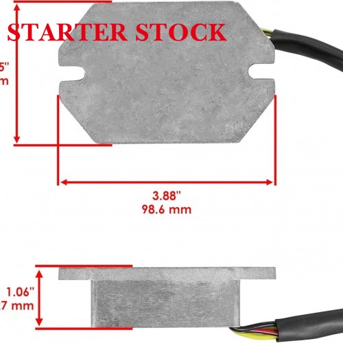 Starterstock Regulator Rectifier Compatible with Ski-Doo Legend 500F 500-F 500 Fan 2002 2003picture6
