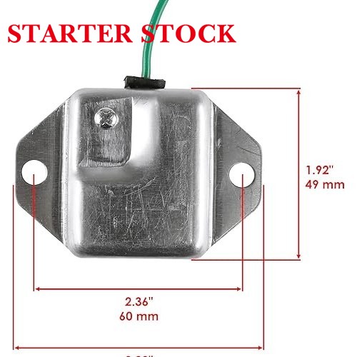Starterstock Regulator Rectifier Compatible with Yamaha Ex340 Ex340A Ex340B 1976-1978picture5