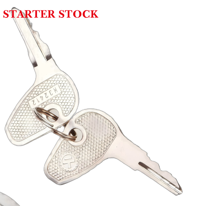 Ignition Key Fit for Tractors TD050-16413 Replaces OEM TC832-31810 TD050-16410 TD050-16413 Cast Iron 1 Year Warranty