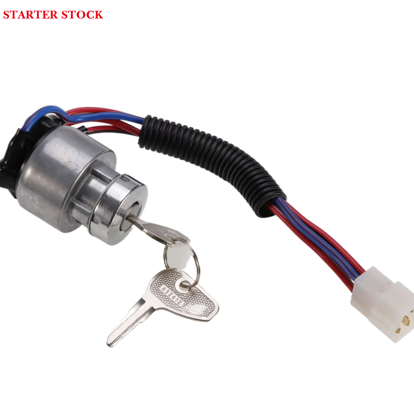 TC020-31820 Ignition Switch with Key Agricultural Machinery Parts Fit for Kubota L2800F L4400F MX5000F Tractor Model TC020-31822
