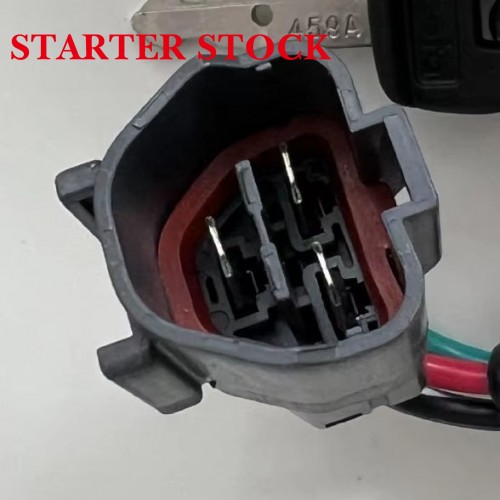 Fit for Kubota Ignition Switch with Key HRC40-53960 RC411-53964 20 30 35 KX155 161 Keypicture3