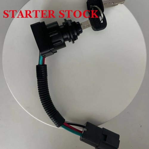 Fit for Kubota Ignition Switch with Key HRC40-53960 RC411-53964 20 30 35 KX155 161 Keypicture4