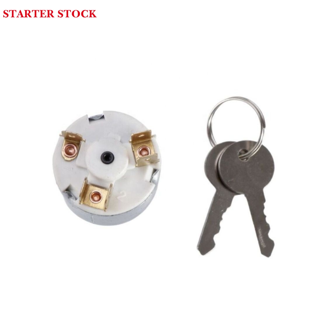 Lucas Waterproof Ignition Starter Switch 5 Terminal Wire 2 Keys 31973K4183 SPB501 551508G New Condition for Tractor
